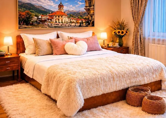John Residence Brasov Old Town Apartments With Mountain View And Parking